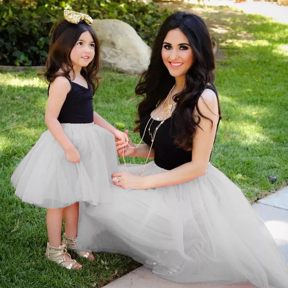 Mother Like Daughter|mother-daughter Matching Dresses For All Ages -  Sleeveless Polyester Gowns