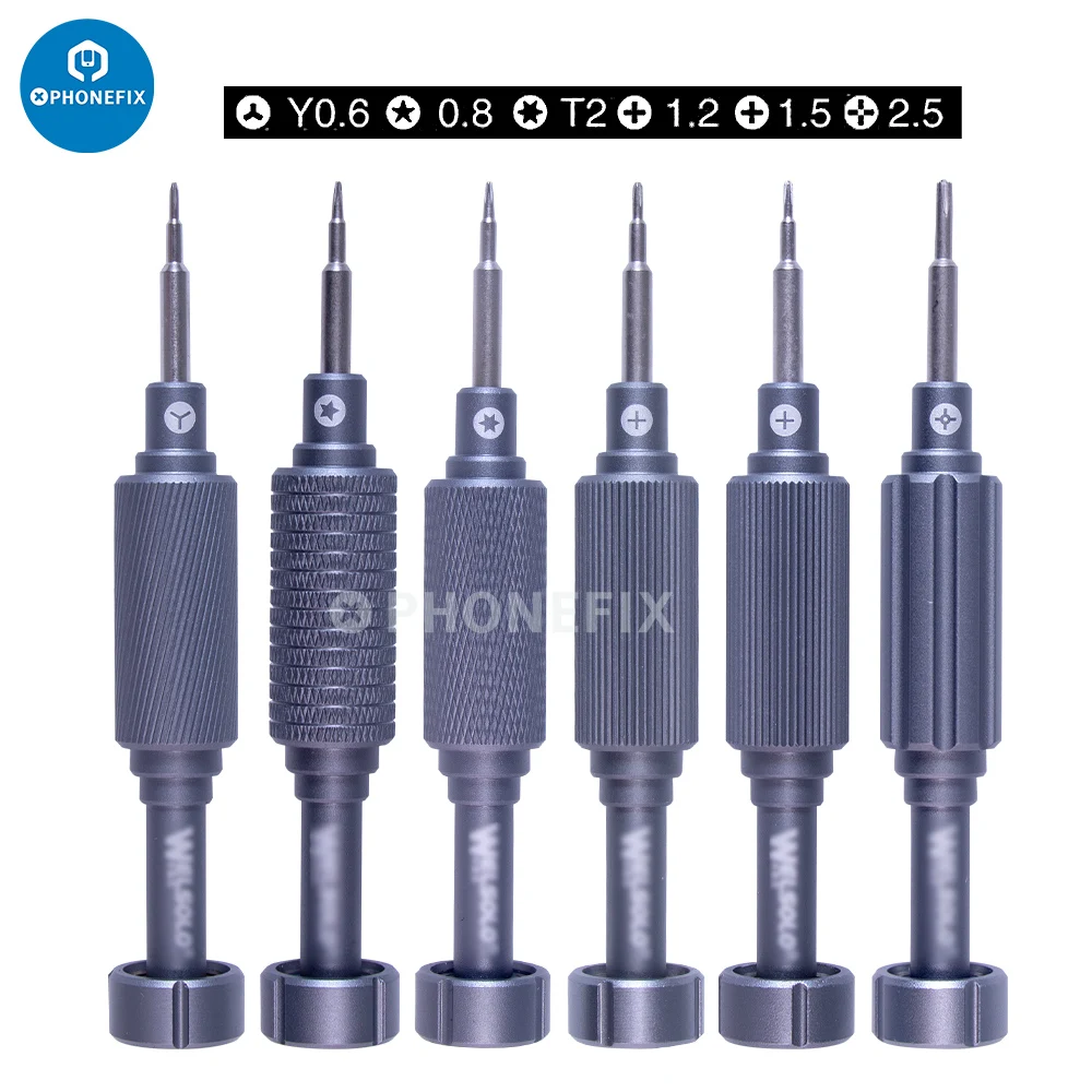 

6 in 1 Precision Magnetic Screwdrivers Set for Mobile Phone Electronics Motherboard Disassembly Opening Repair Tools