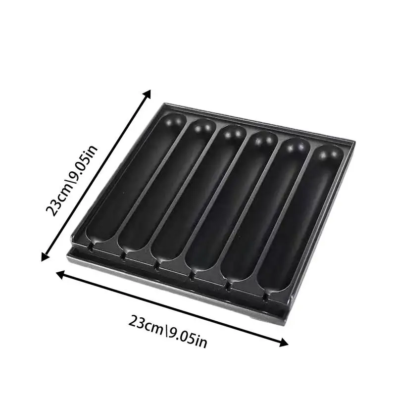 Hot Dog Pan Thickened Aluminum Alloy Sausage Cooker Rustproof Rapid Heat Conduction Kitchen Supplies Household Grilling Pan For camping frying pan