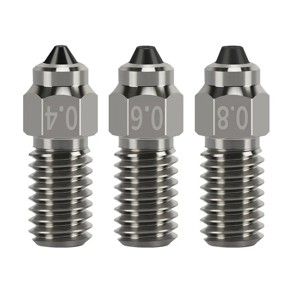 1pc Bimetal Nozzzle For ELEGOO Neptune 4 3D Printer Parts DLC Hardened Steel Bi-metal Nozzles For Neptune 4 Pro Hotend image 4