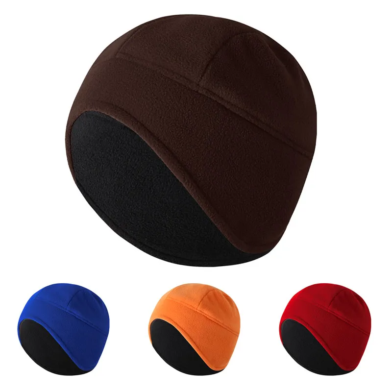 

Cycling Cap Winter Windproof Thermal Fleece Bicycle Hat Outdoor Running Skiing Riding Motorcycle Hat MTB Bike Cycling Headwear