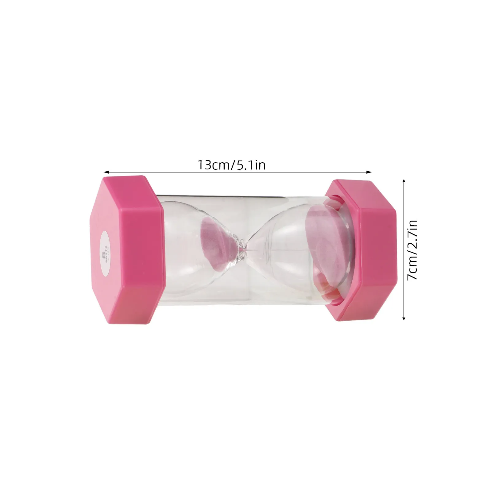 2Pcs 어린이 타이머 시각적 모래시계 어린이를위한 재미있는 타이머 치아 닦기 연구 요리 게임 교실 시간 관리