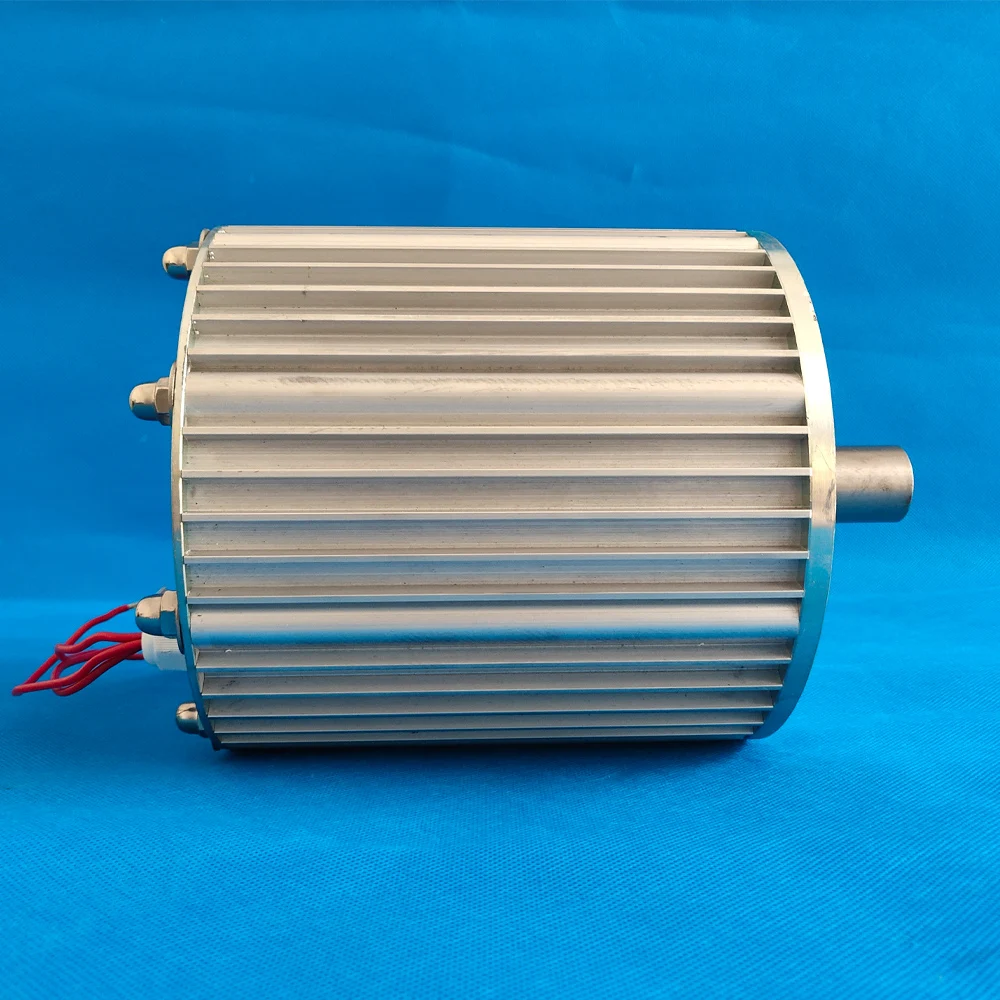 Low Speed 10KW 15KW 20KW 220V 380V Gearless Permanent Magnet Generator AC Alternators  Use For Wind Turbine  Water Turbine