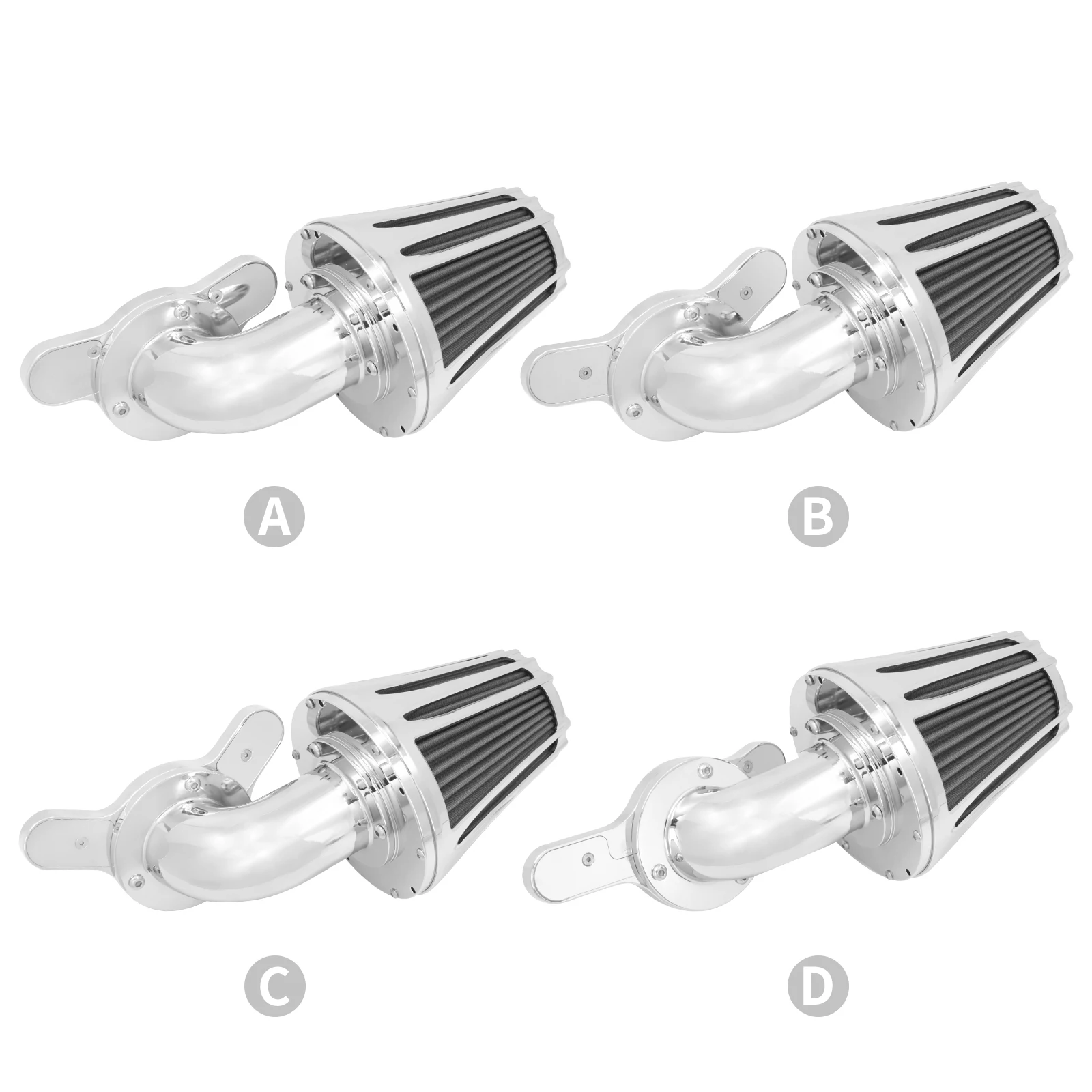 Kit di pulizia del filtro dell'aria CNC per moto aspirazione per Harley Sportster XL Touring Road Glide Ultra Limited Softail Deluxe Dyna FXDLS - Image 2