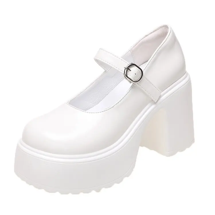 Sexy Classic Casual High Heels New Women's thick heels go with everything Fashion Black Shoes In Autumn Spring Pumps Women Shoes