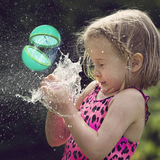 50mm Magnetic Water Bomb Splash Balls Soft Self-Sealing Pool Water Balloons Outdoor Pool Beach Play Party Water Fight Games 2