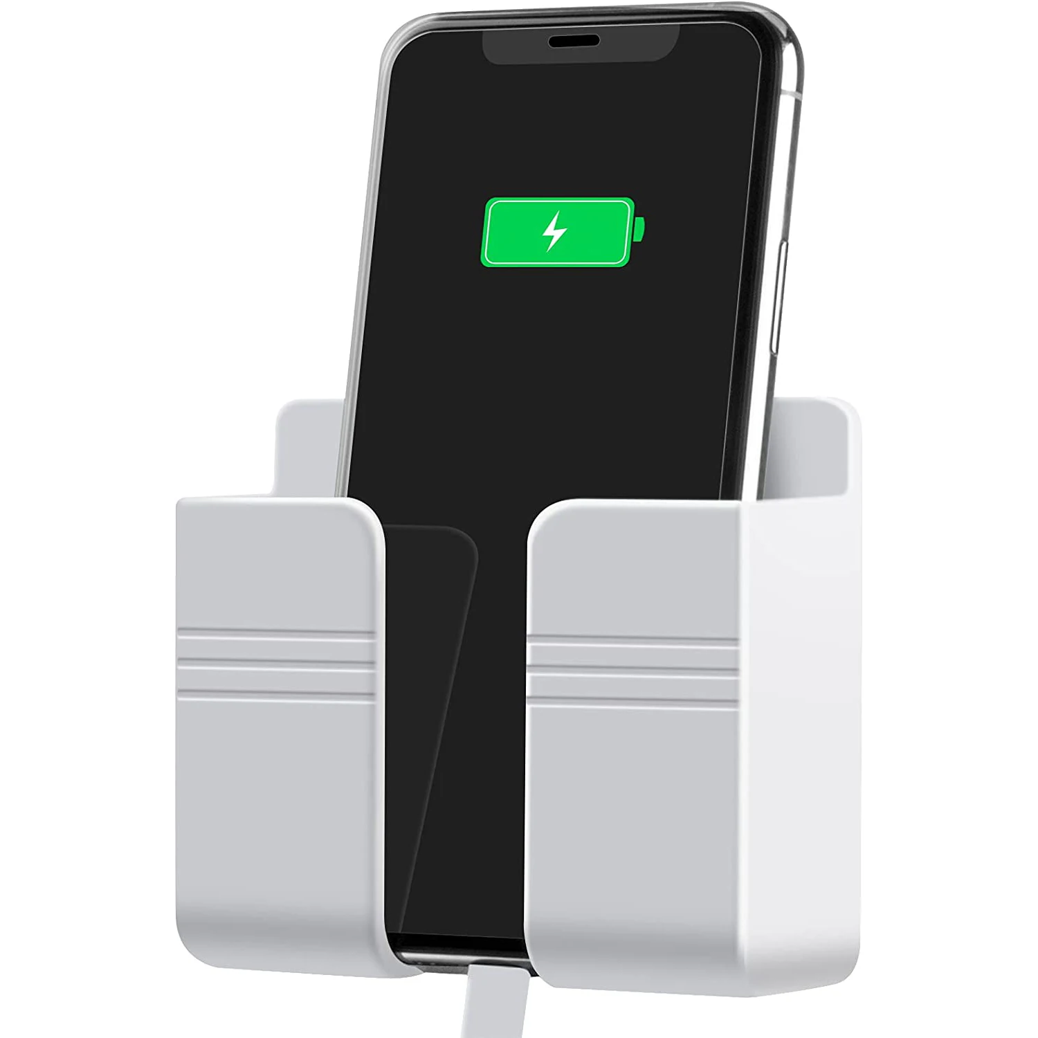 Wall Charger Hook Mobile Phone Holder for Charger for iPhone Android