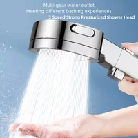 Xiaomi 3 Modes Nozzle Shower Head High Pressure Boosting Adjustable Filter Powerful Pressure Shower Room Bath Heater Household 2