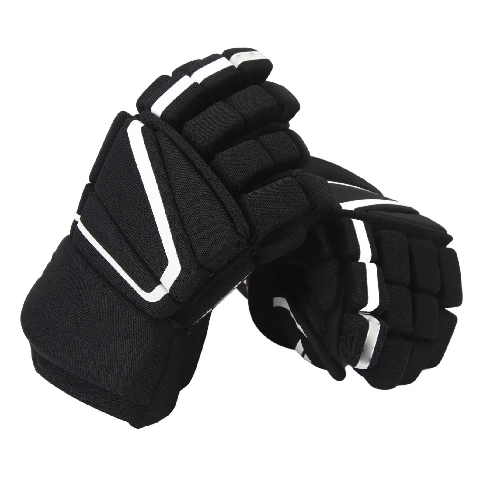 Hockey Gloves Breathability Spacious Feel Roller Hockey Gloves Curved Thumb Mesh Design Excellent Flexibility for Ice