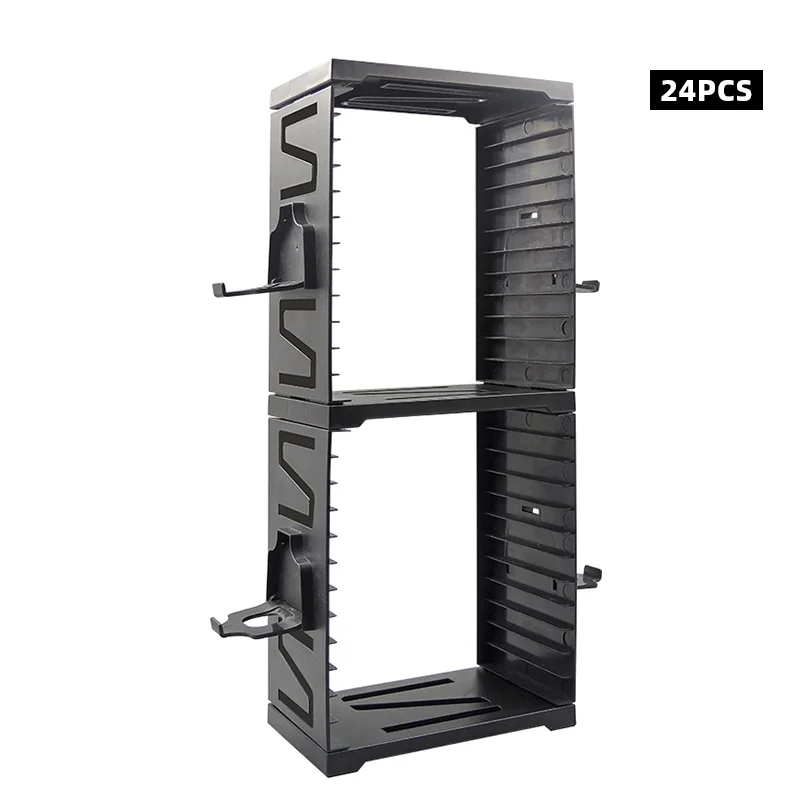 PS5 PS4 스위치 Xbox 시리즈 X 게임 정리함 홀더 데스크 선반 액세서리용 범용 이중 레이어 디스크 보관함