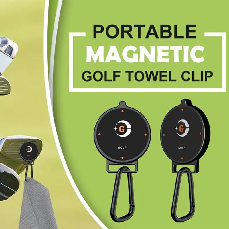Super Magnet Golfs Clip Lightweight Removable Industrial Towel Men's Equipment Attaches To Golf Bags Hanging Tool Accessories