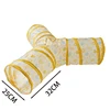 Cat Tunnel Foldable Cat Tunnel Pet Supplies Cat S T Y Pass Play Tunnel Cat Toy Breathable Drill Barrel for Indoor loud paper 6
