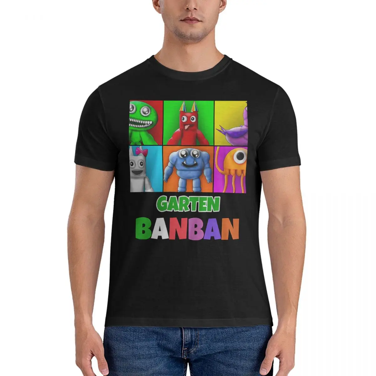 

Men Game T Shirts Garten Of Banban 100% Cotton Clothing Amazing Short Sleeve Round Collar Tees Gift Idea T-Shirt