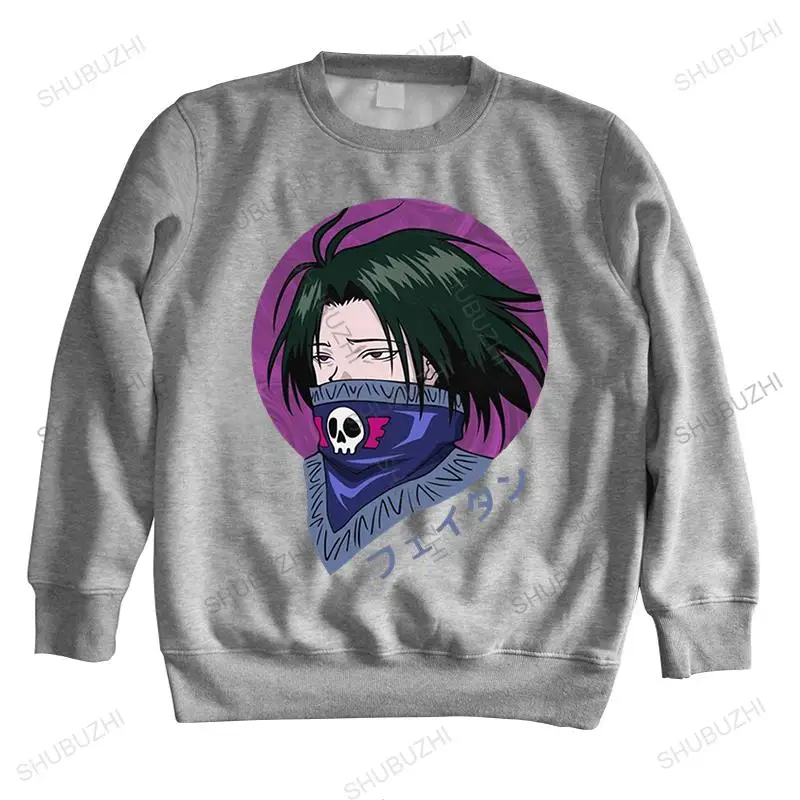 

Cool Hunter X Hunter hoodie Men HXH Feitan hoodies long sleeves Cotton Manga sweatshirt O-neck Anime casual sweatshirts Tops