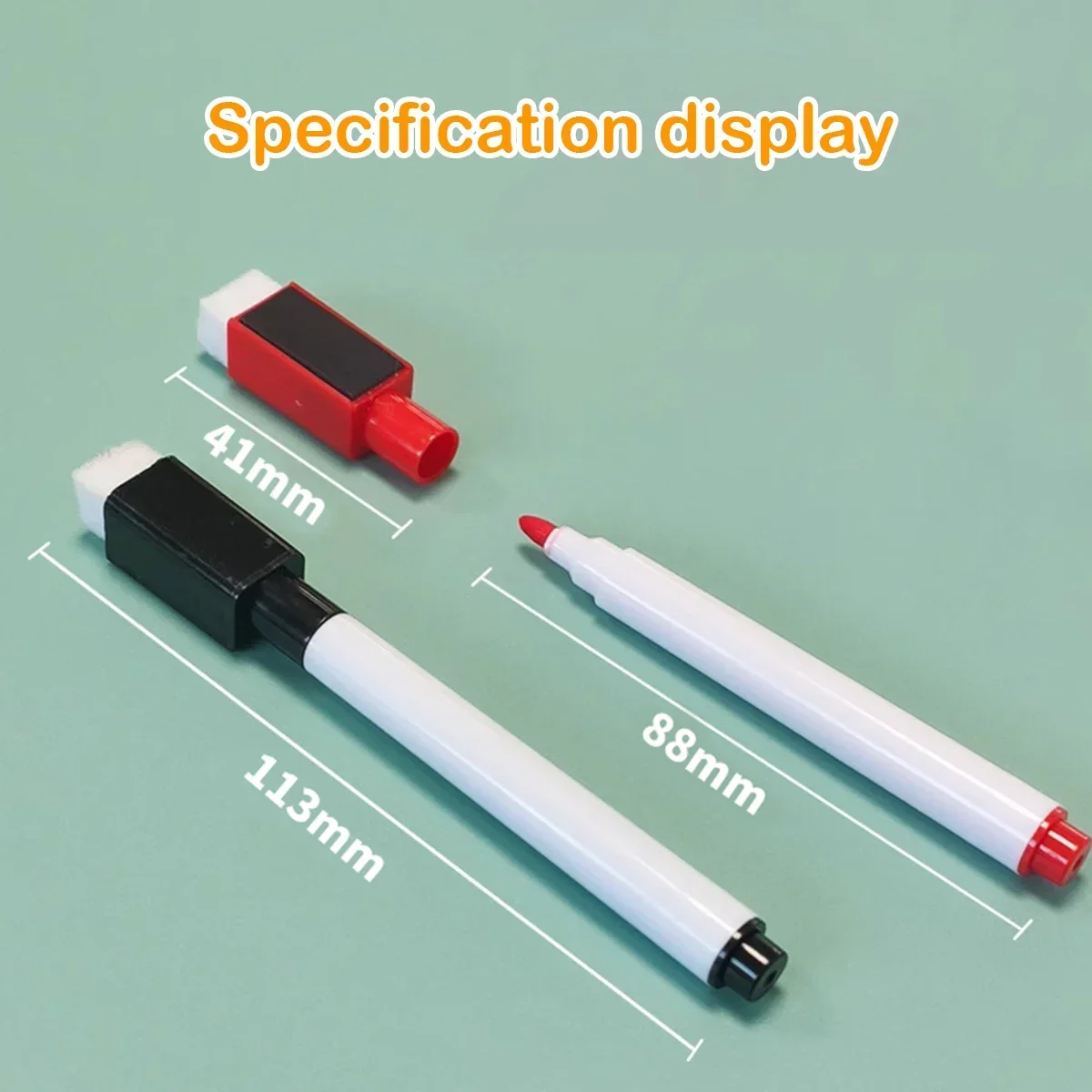 Marker Pens Magnetic Erasable Whiteboard Pen Color Options Blackboard Note Numbering Stationery Office Teaching For Classroom Use