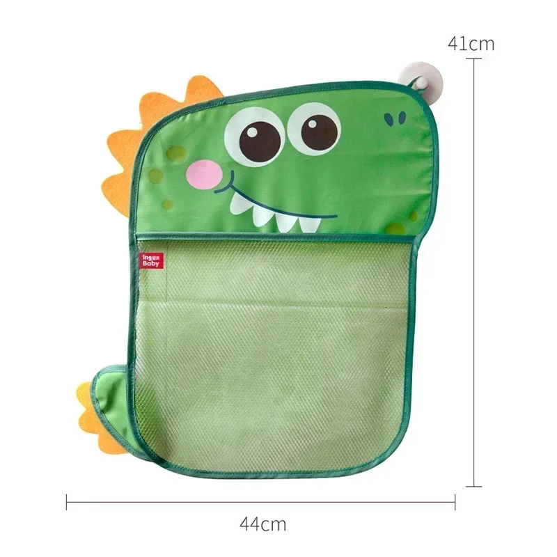Organizer Kids Tidy Storage Suction Bathroom Bathtub Doll Hanging Bag Water Toys Dinosaur Animal Baby Bath Toys Basket Mesh Bag