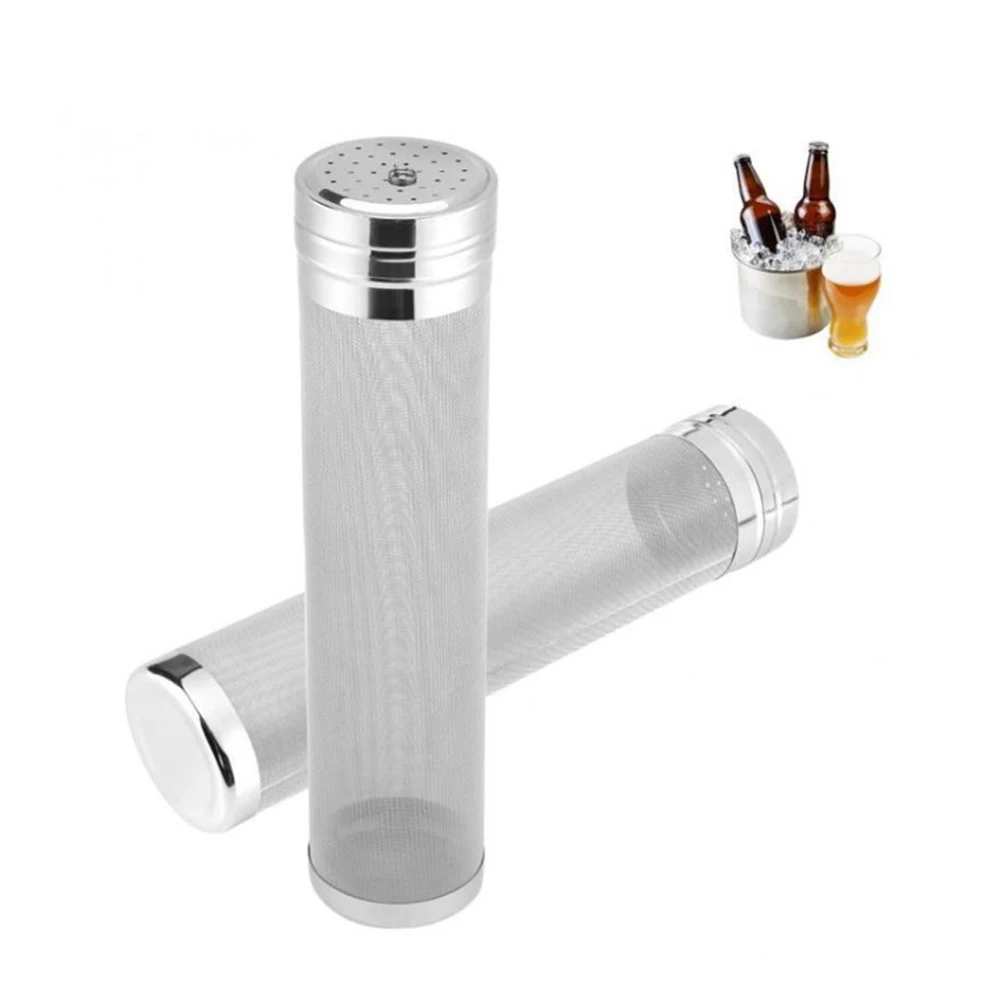 Beer Dry Hopper Filter 300 Micrometre Mesh Stainless Steel Hop Strainer  Cartridge Homebrew Hops Beer & Tea Kettle Brew Filter - AliExpress