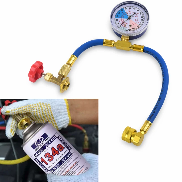 R134a Refrigerant Gas Recharging Kit Car Air Conditioner, 48 OFF