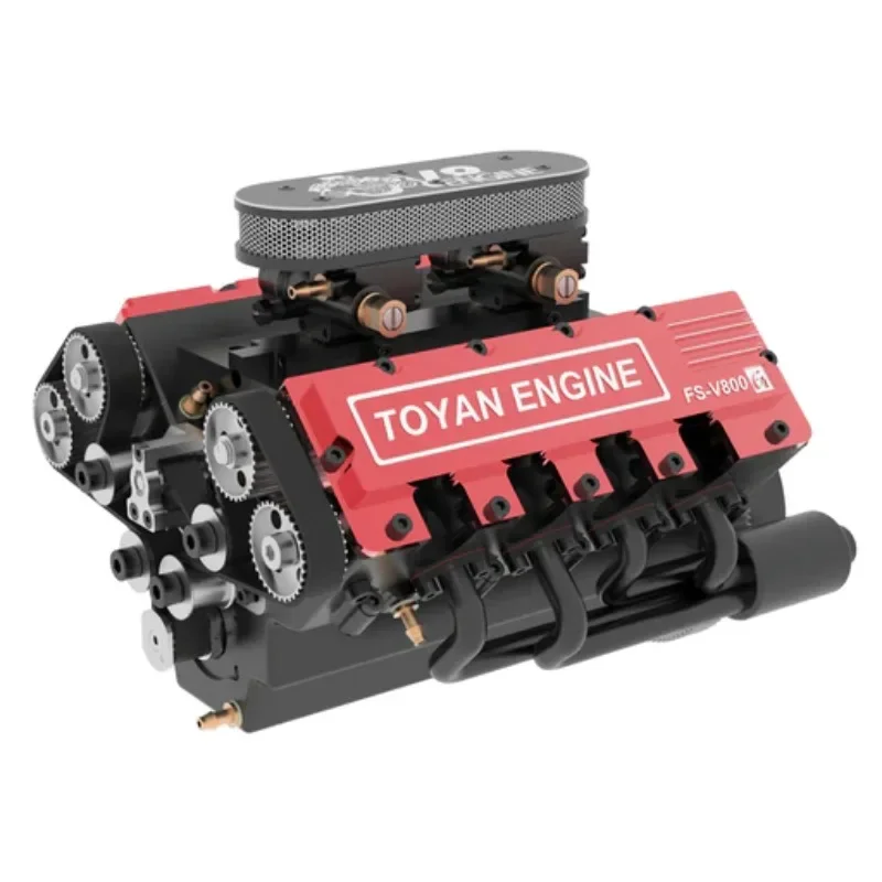 Motore Toyan V8 Fs-V800 Motore Nitro 28Cc-Costruisci Il Tuo Motore V8-Kit Modello Motore V8 Che Funziona