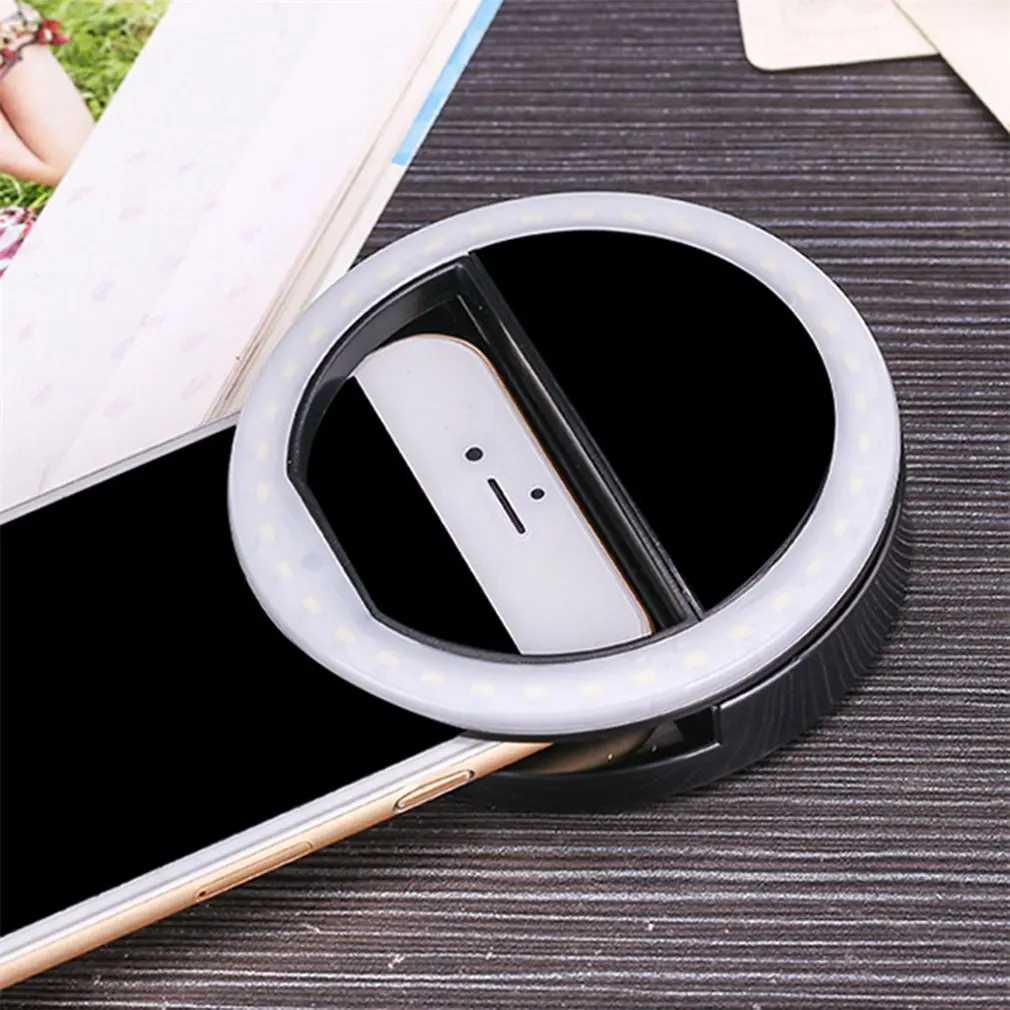 Universal Selfie LED Ring Flash Light Portable Mobile Phone 36 LEDS Lamp Luminous Clip for iPhone 8 7 6 Plus Samsung | Освещение