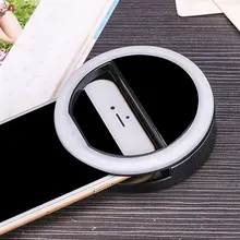 

Universal Selfie LED Ring Flash Light Portable Mobile Phone 36 LEDS Selfie Lamp Luminous Ring Clip for iPhone 8 7 6 Plus Samsung