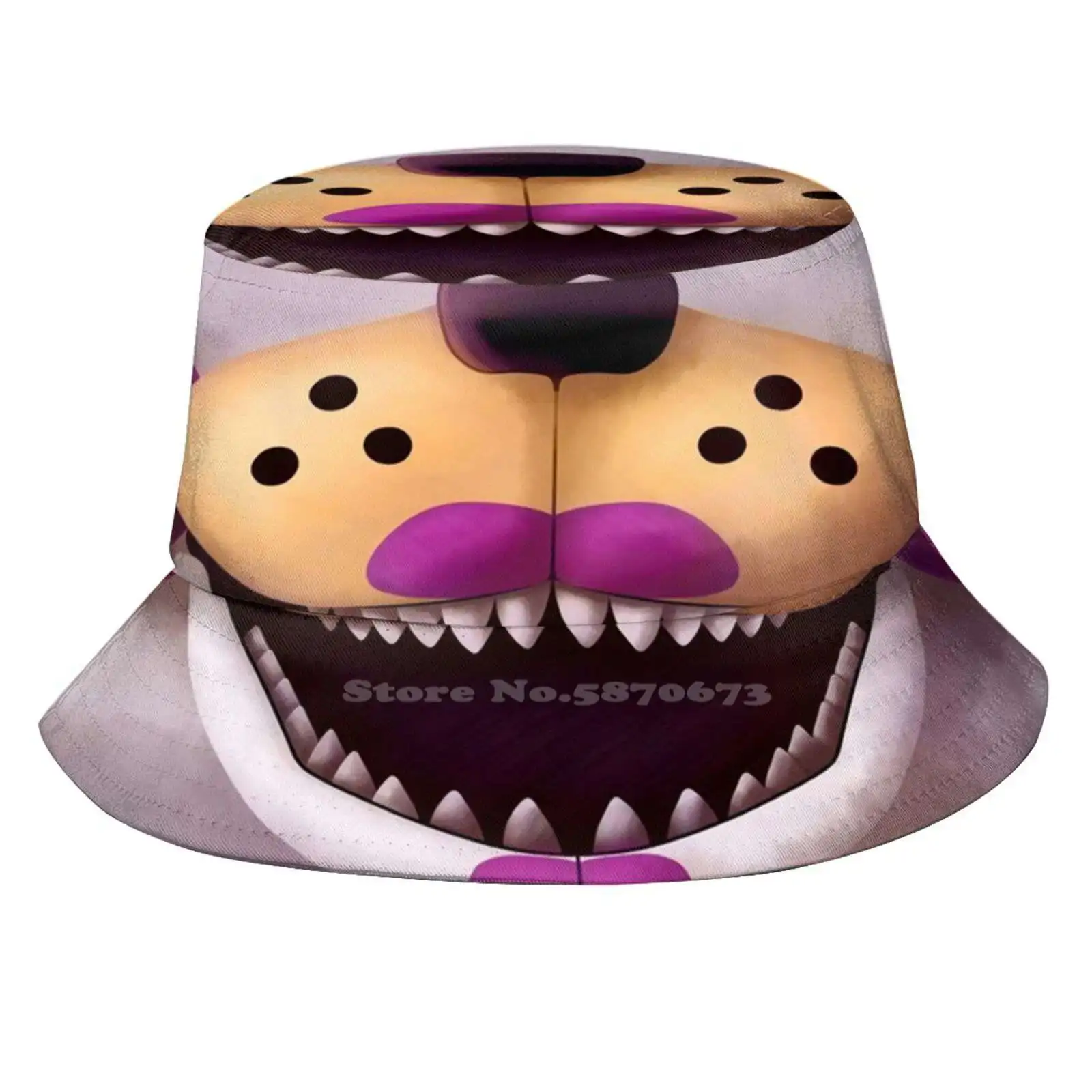 Fnaf Lolbit Berretti Coreani Divertenti Cappelli Da Pescatore Da Spiaggia Fnaf Lolbit Funtime Foxy Fnaf Sl Sister Location Fnaf 5 Horror Animatronic B