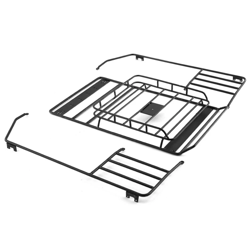 

Металлический багажник на крышу, рулонная клетка, багажный лоток для Axial SCX10 Jeep Wrangler, Корпус Корпуса 313 мм, колесная база 1/10, Радиоуправляемый гусеничный автомобиль