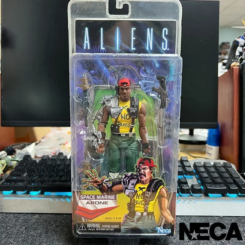 

Новая Оригинальная экшн-фигурка Neca Alien 13-й волны Аль абан Капитан морской пехоты Apone Коллекционная модель