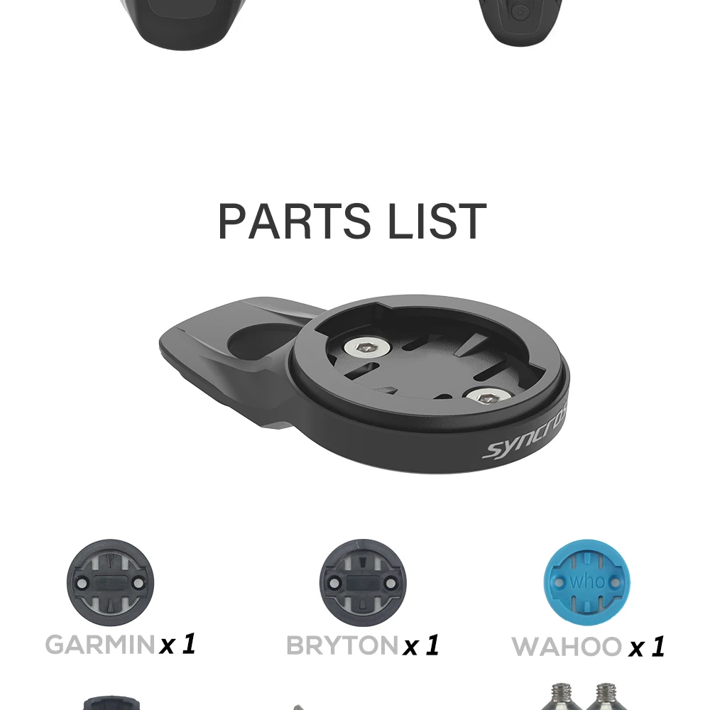 Description Picture 4 of itemSyncros BIKE Cnc Aluminum Top Cap Computer Mount 0 Degree Fraser Ic Sl Wc/Dc/Xc Handlebars Xc Stem 1.5/2.0 Garmin/Wahoo/Bryton