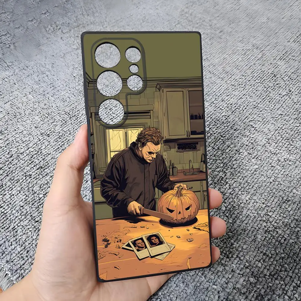 Enhanced Halloween Horror Shockproof Phone Case - Soft Protective Cover with Michael Myers Design