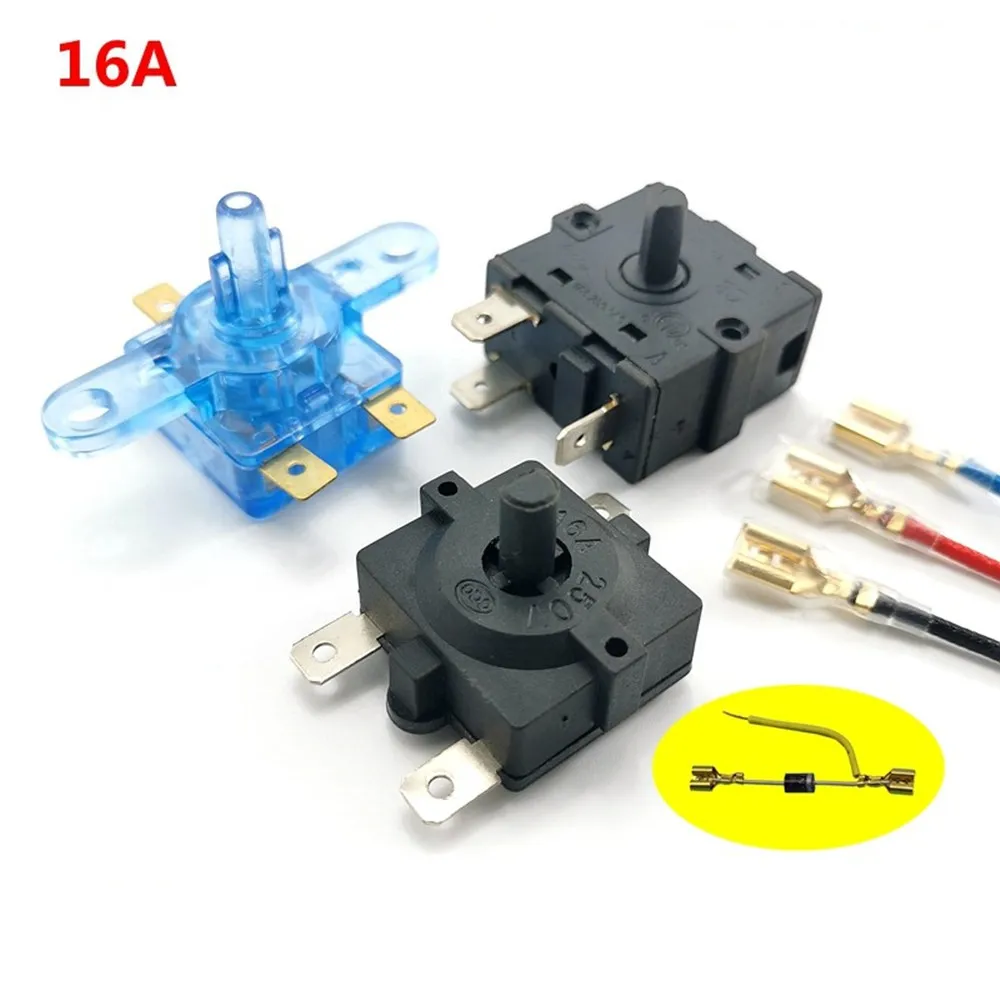 Reliable Electric Room Heater Selector Switch, 3 Pin 5Pin