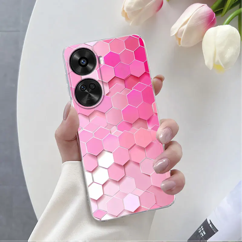 Luxury Floral Clear Silicone Protective Phone Case