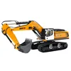 2023 New Huina No-1599 1/14 Rc Alloy Crawler Excavator 2.4ghz Radio Control Car 24 Channel Engineering Car Boy Toy Birthday Gift 2