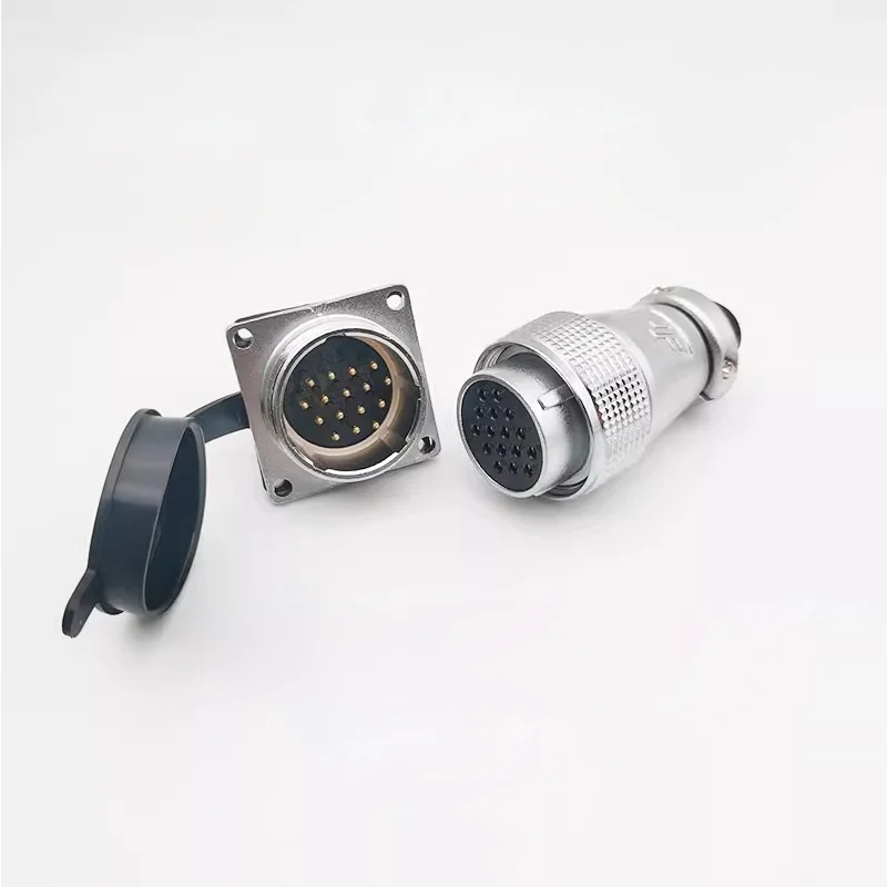 PLS28 Aviation Connector 2/3/4/5/7/8/10/12/16/17/20/24/26 Pin Male Female Plug Connector WS28 TP28 Opening Diameter 28mm 6