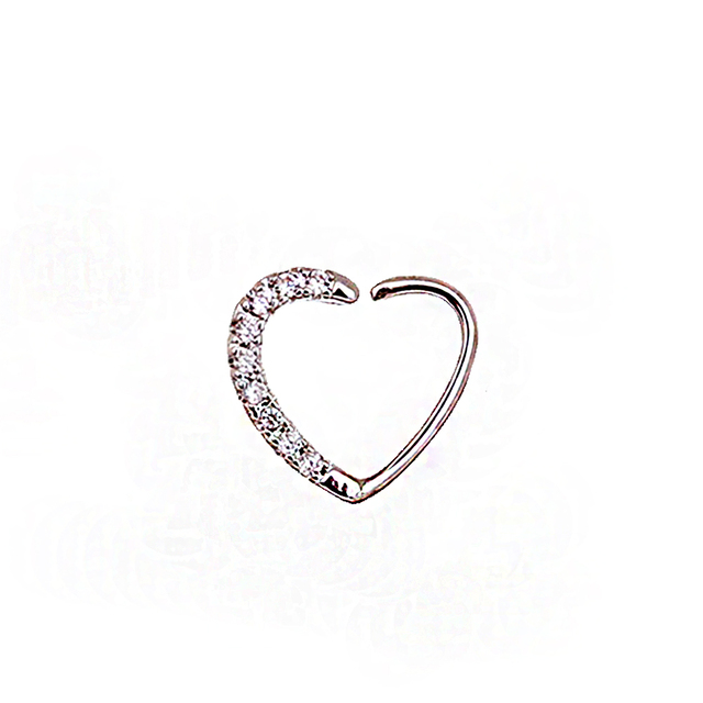 Hoop Nostril Bendable Ring Gem Cartilage Tragus Daith Piercing Earrings Septum Clicker Helix Conch Rook Piercing