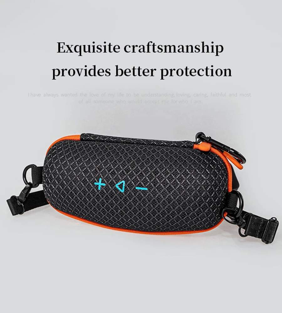 Portable Bag for JBL FLIP7 Speaker Sound Permeable Bags Flip 7 Outdoors Travel Carrying Transparent Case