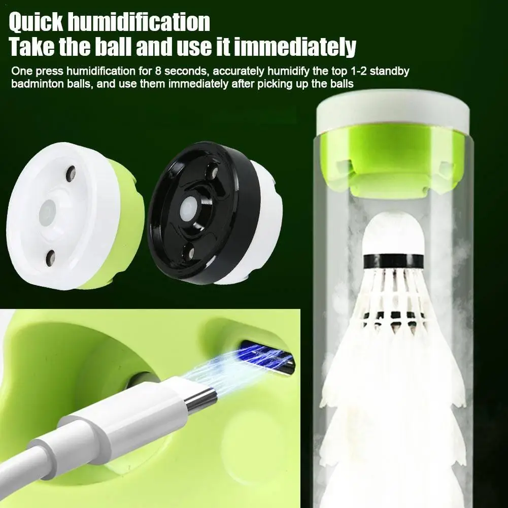 New Humidifier Badminton Shuttlecock Steam Air Making The Battledore Keeps Balls Feather Moisturizing Badminton Ball Steamer
