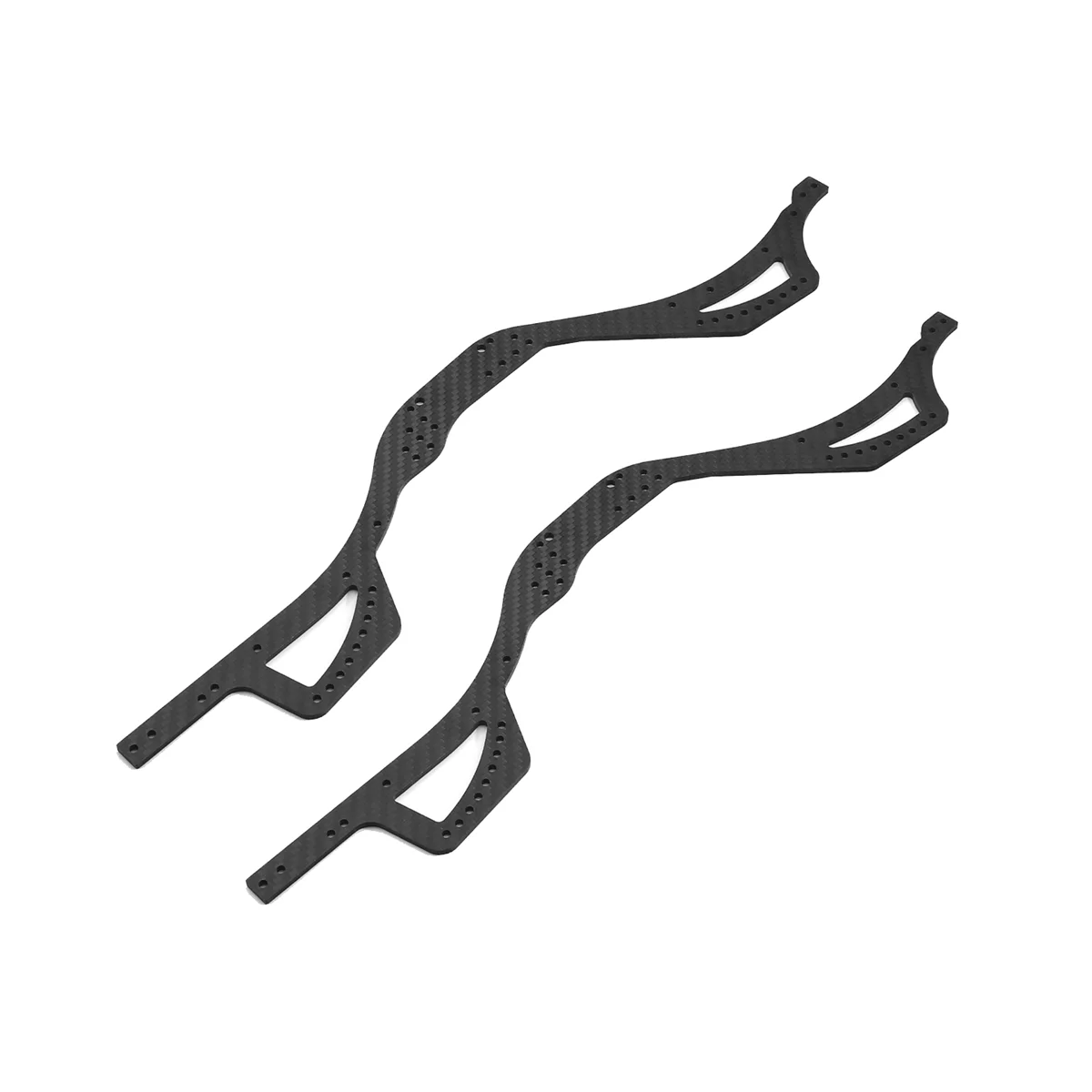 

Боковые пластины шасси из углеродного волокна для Axial SCX10 Pro SCX10Pro, обновленные детали для радиоуправляемого автомобиля, 1 пара