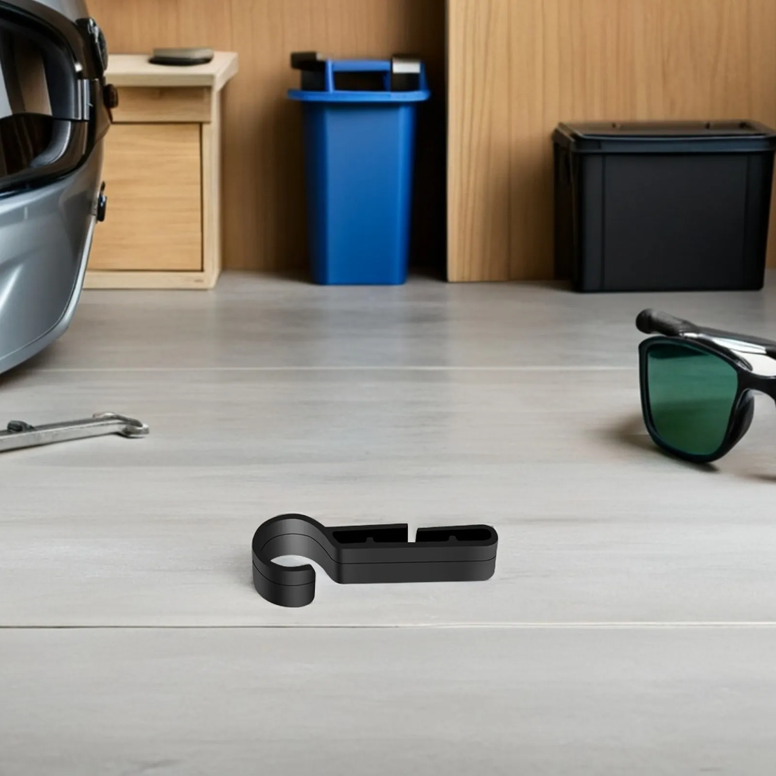 8Pcs 헤드램프 클립 건설 노동자용 플라스틱 미끄럼 방지 하드 모자 라이트 클립 야간 작업 안전 헤드램프 후크