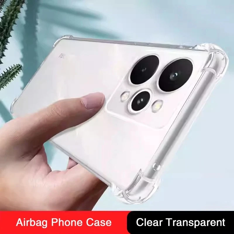 Shockproof Clear Silicone Soft Phone Case