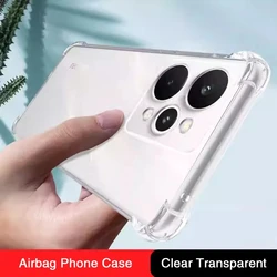 Shockproof Clear Silicone Soft Phone Case for Redmi K90 (Only Clear Case)