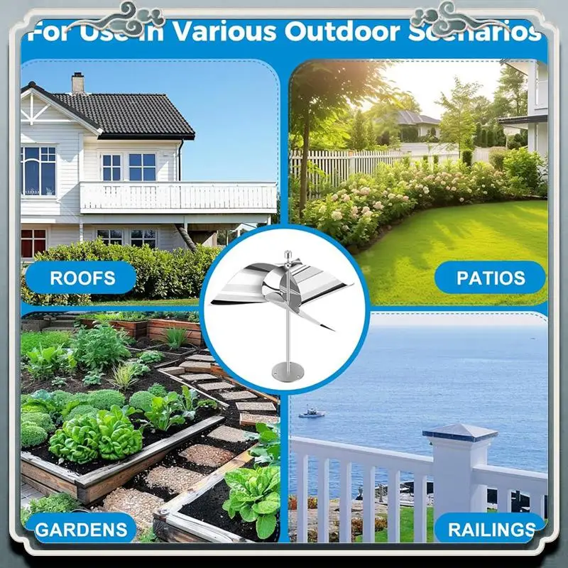 Reflective Wind Powered Scare Devices Bird Reflectors Protect Your Gardens Pigeons Away From House