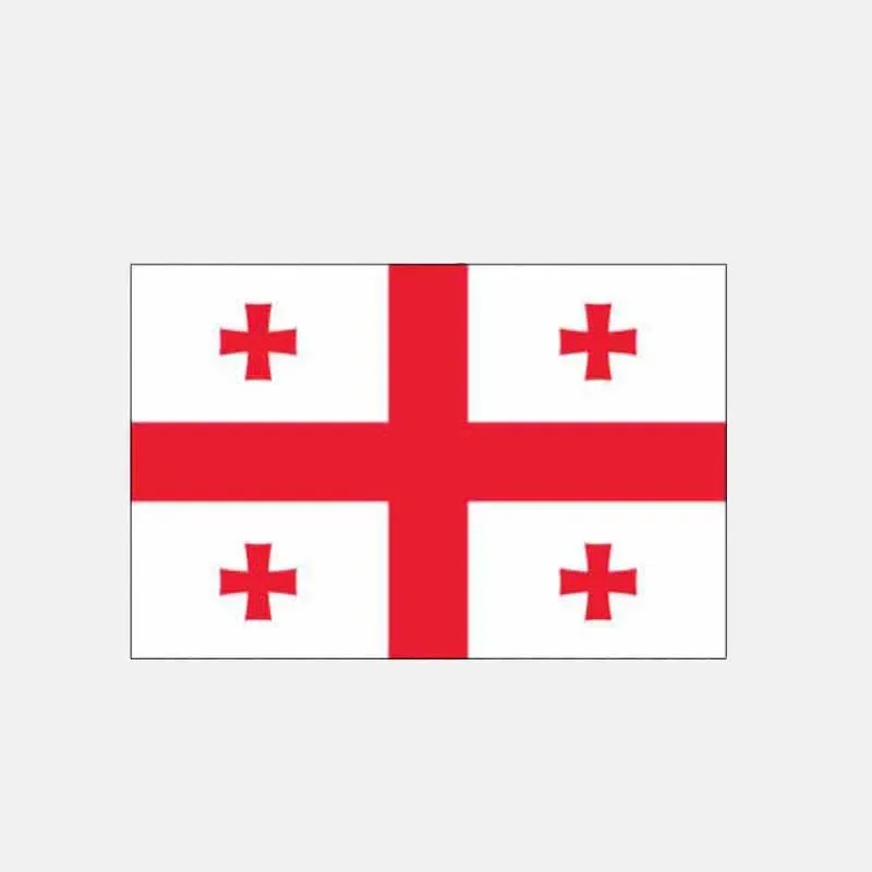 Car Accessories Georgian Flag Decal Window Helmet Car Sticker