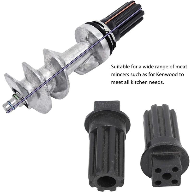 Grinder Screw Liner Plastic Material Grinder Screw Coupling Parts