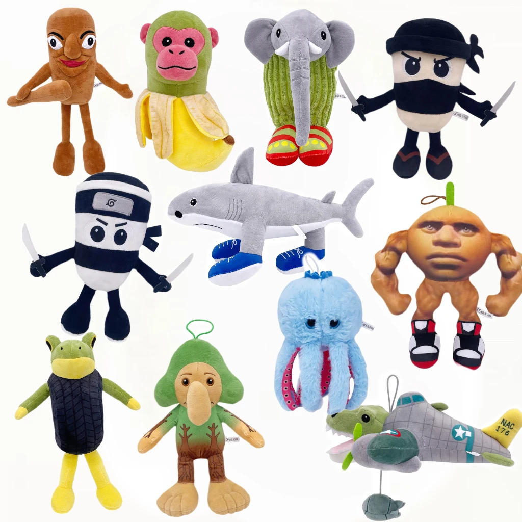 Tralalelo Tralala Italian Brain Rot Shark Anime Plush Toy Gifts