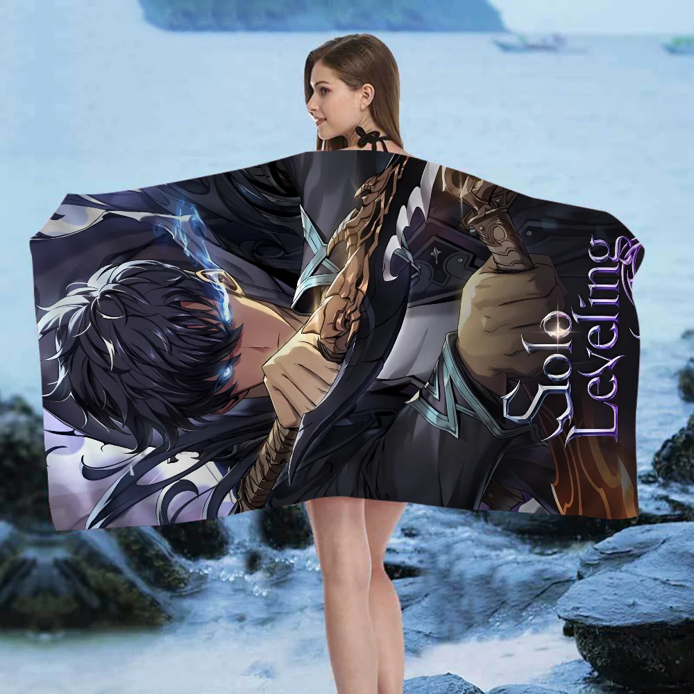 Solo Leveling Towel Microfiber Beach Towel Absorbent Quick dry Soft Yoga Swimming Resort Mountain Climbing Towel 2