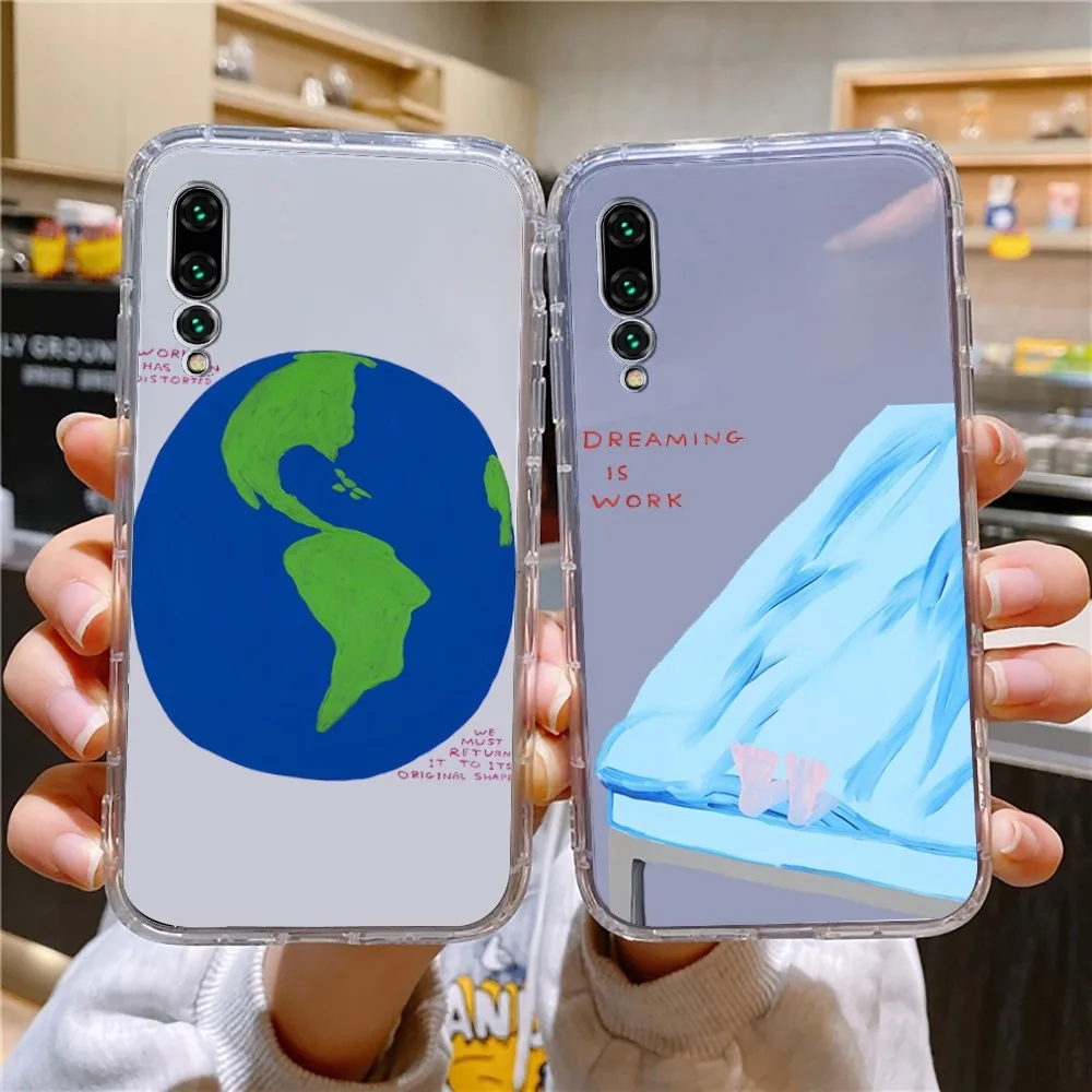 Custodia Per Telefono David Shrigley Visual Arts Per Xiaomi 11 Redmi Note 11 5G 8T 9A 9 10T Note8Pro Note9 12 Custodia Trasparente Sultra