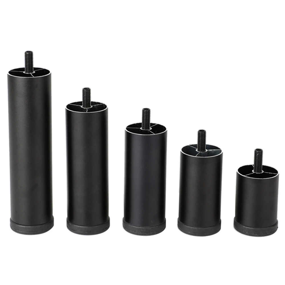 Description Picture 4 of item4pcs Furniture Legs Metal 6-30cm Black Aluminum Alloy Adjustable Leg for Washing Machine Cabinet TV Stands Sofa Replacement Feet