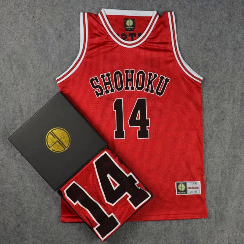

Men tank tops basketball jerseys No. 14 sleeveless jersey Shohoku basketball team training suits for boys gifts