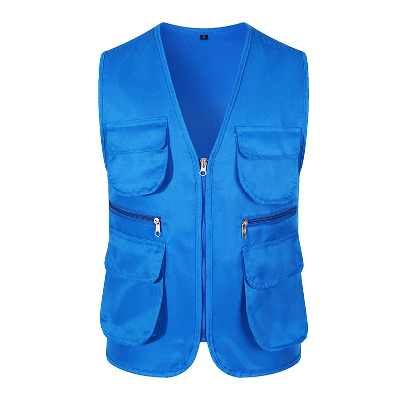 Gilet Multi-poches Homme Unisexe – Idéal Pêche, Photo, Randonnée (taille XL-4XL)
